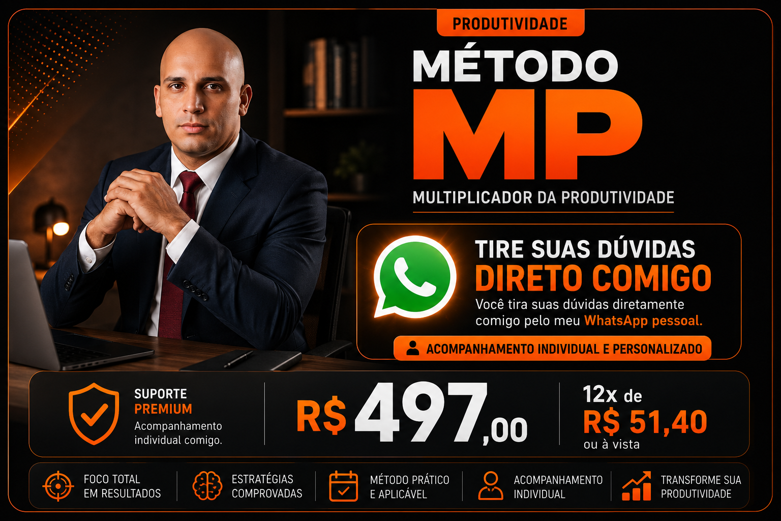 Método MP — Produtividade com Suporte VIP (R$ 497)