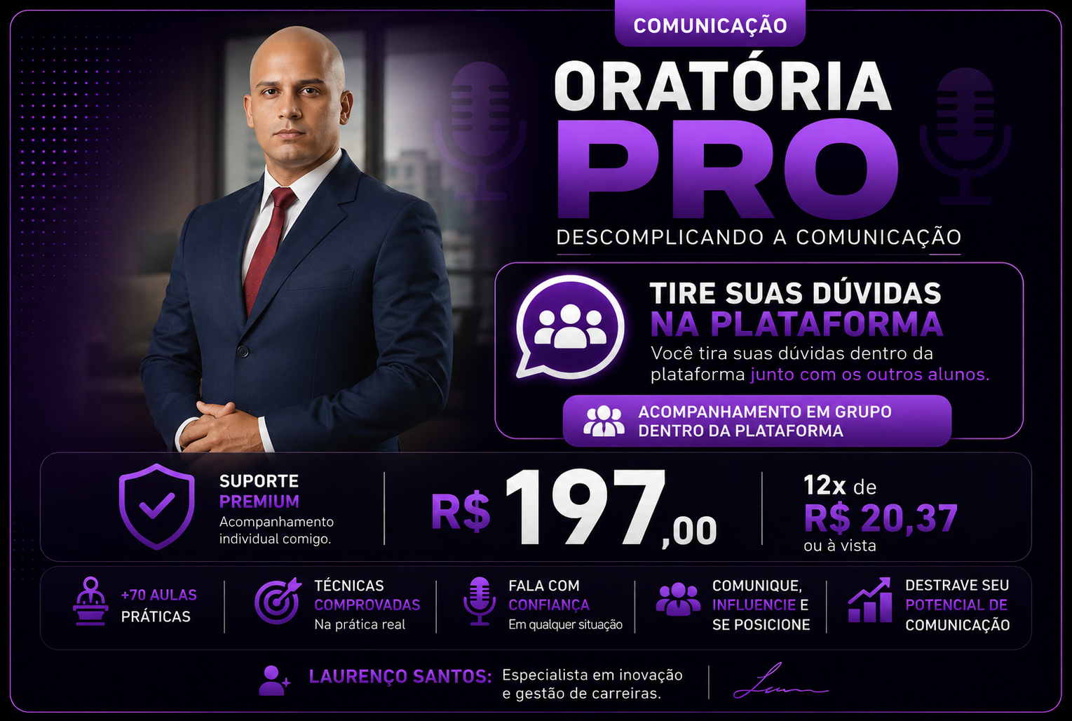 Oratória Pró — Comunicação (R$ 197)